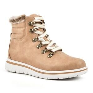 Cliffs by White Mountain Women Hiking Combat Boots Hallett Size US 11M Wheat